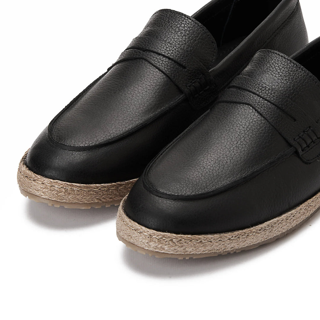 PENNY STRAP ESPADRILLES - Black