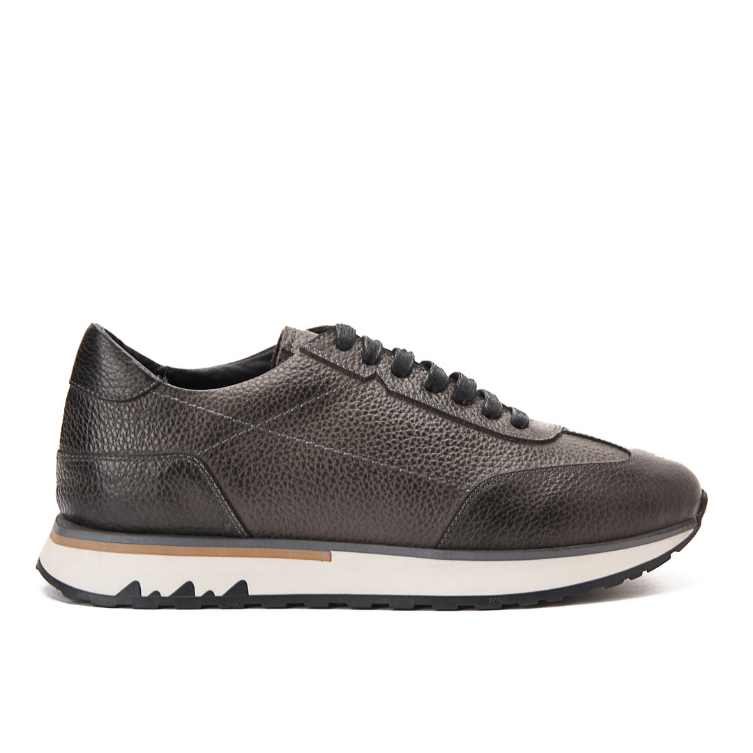 Achilles Pro - Genuine Leather Sneakers - Gray