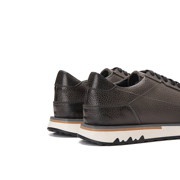 Achilles Pro - Genuine Leather Sneakers - Gray