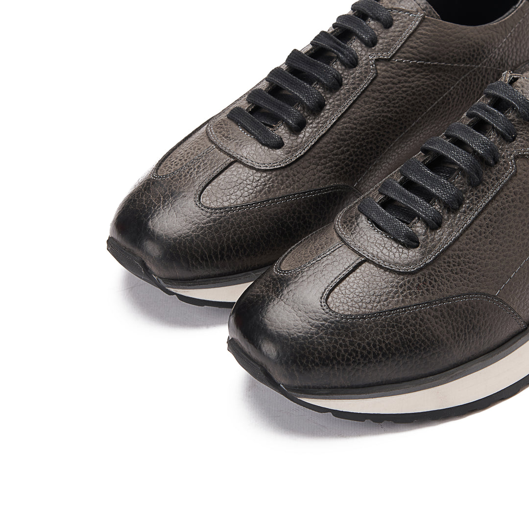Achilles Pro - Genuine Leather Sneakers - Gray