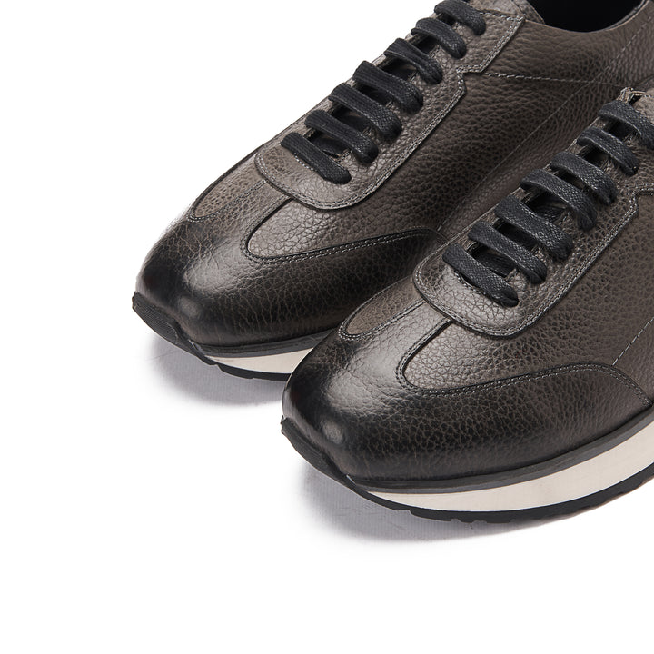 Achilles Pro - Genuine Leather Sneakers - Gray