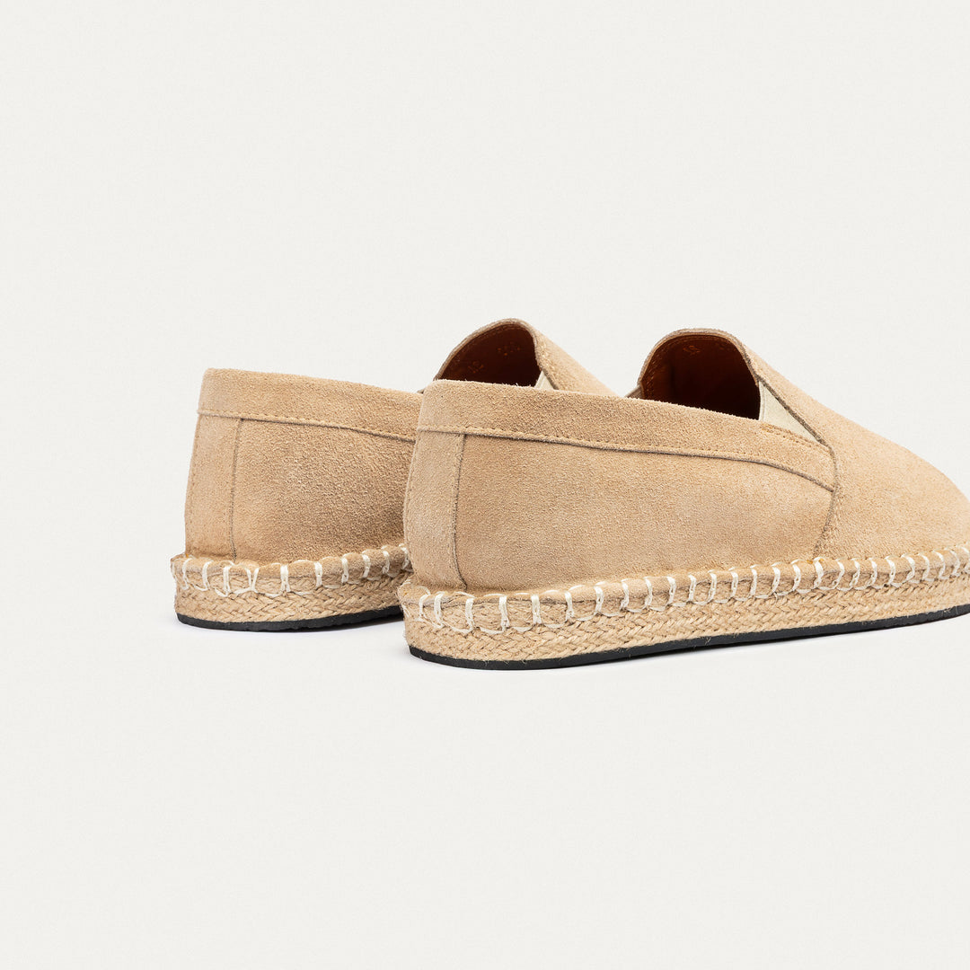 Achilles | Men's Espadrille Suede Edition - Beige