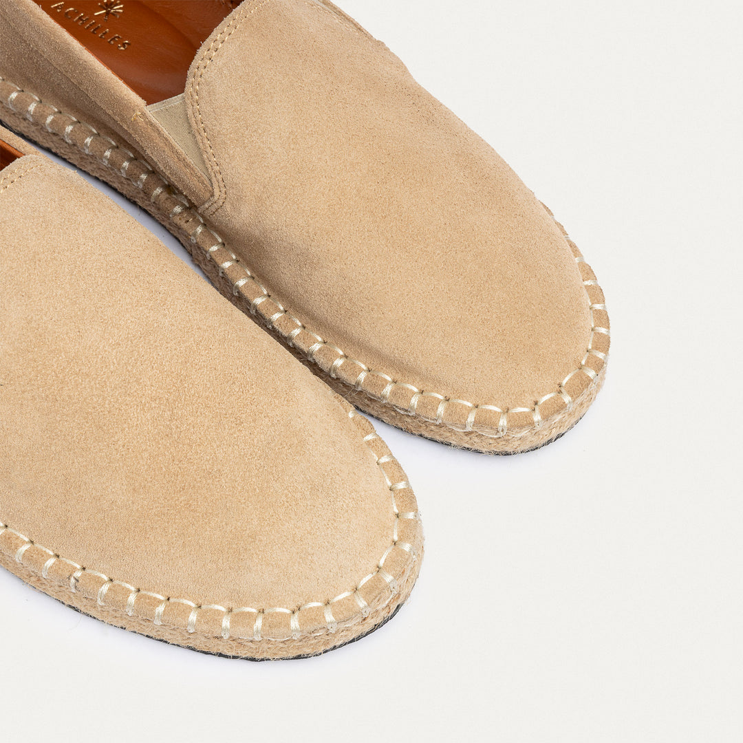 Achilles | Men's Espadrille Suede Edition - Beige
