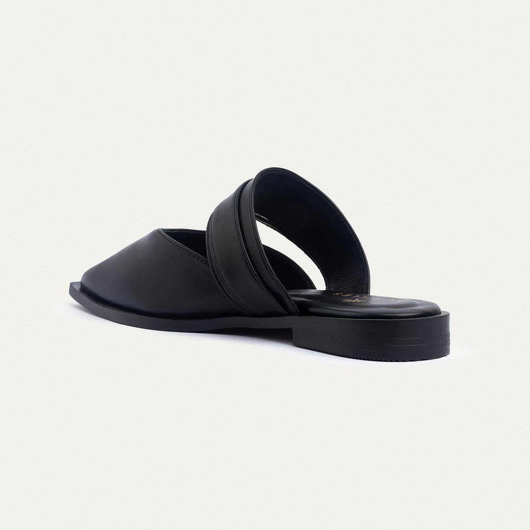 Achilles | Celeste buckle Mules - Black