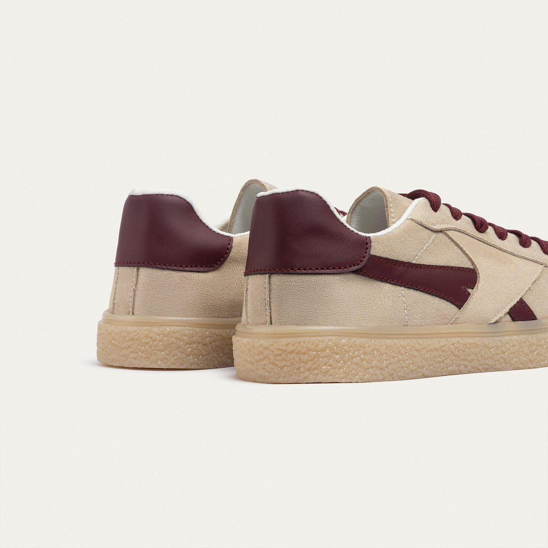 Achilles| G-Sneakers Chic Motion 2.0 - Beige & Burgundy