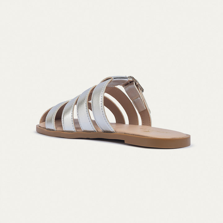 Achilles | Women Coastal Slides - Silver