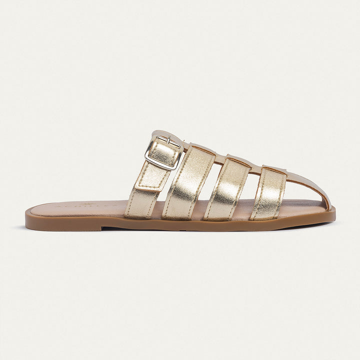 Achilles | Women Coastal Slides - Gold