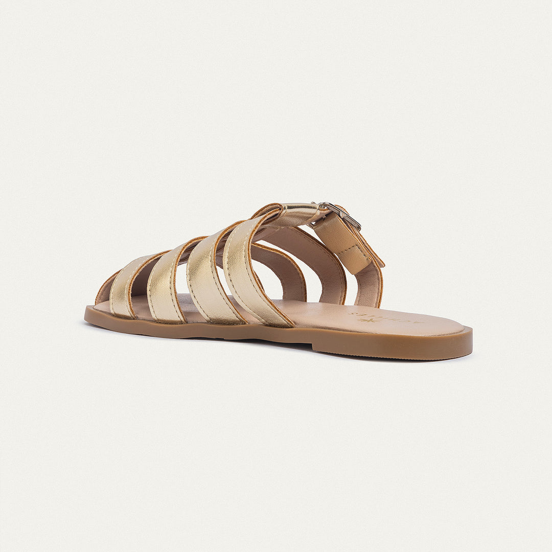 Achilles | Women Coastal Slides - Gold