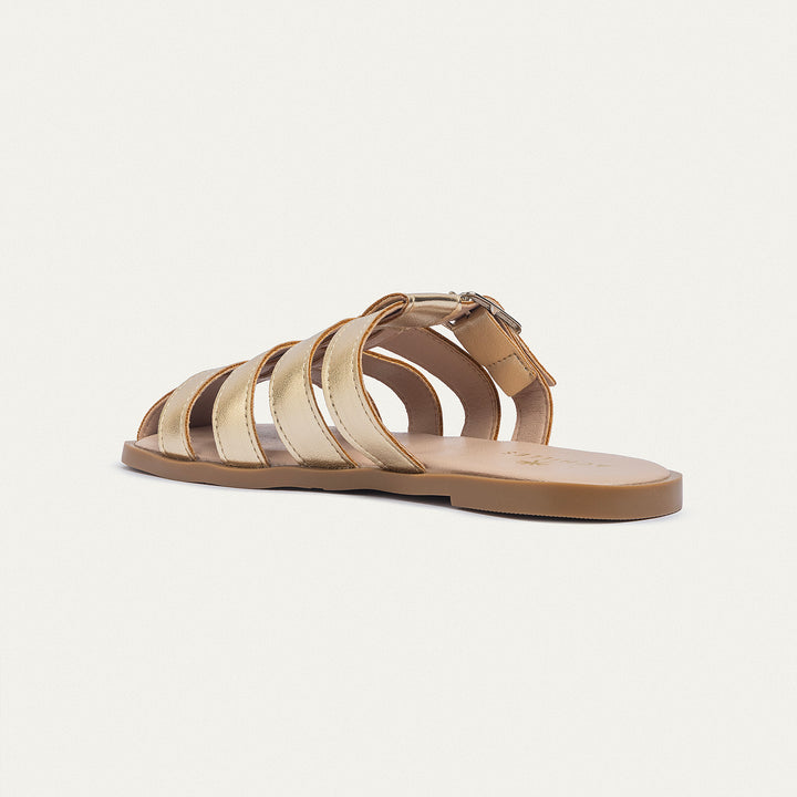 Achilles | Women Coastal Slides - Gold