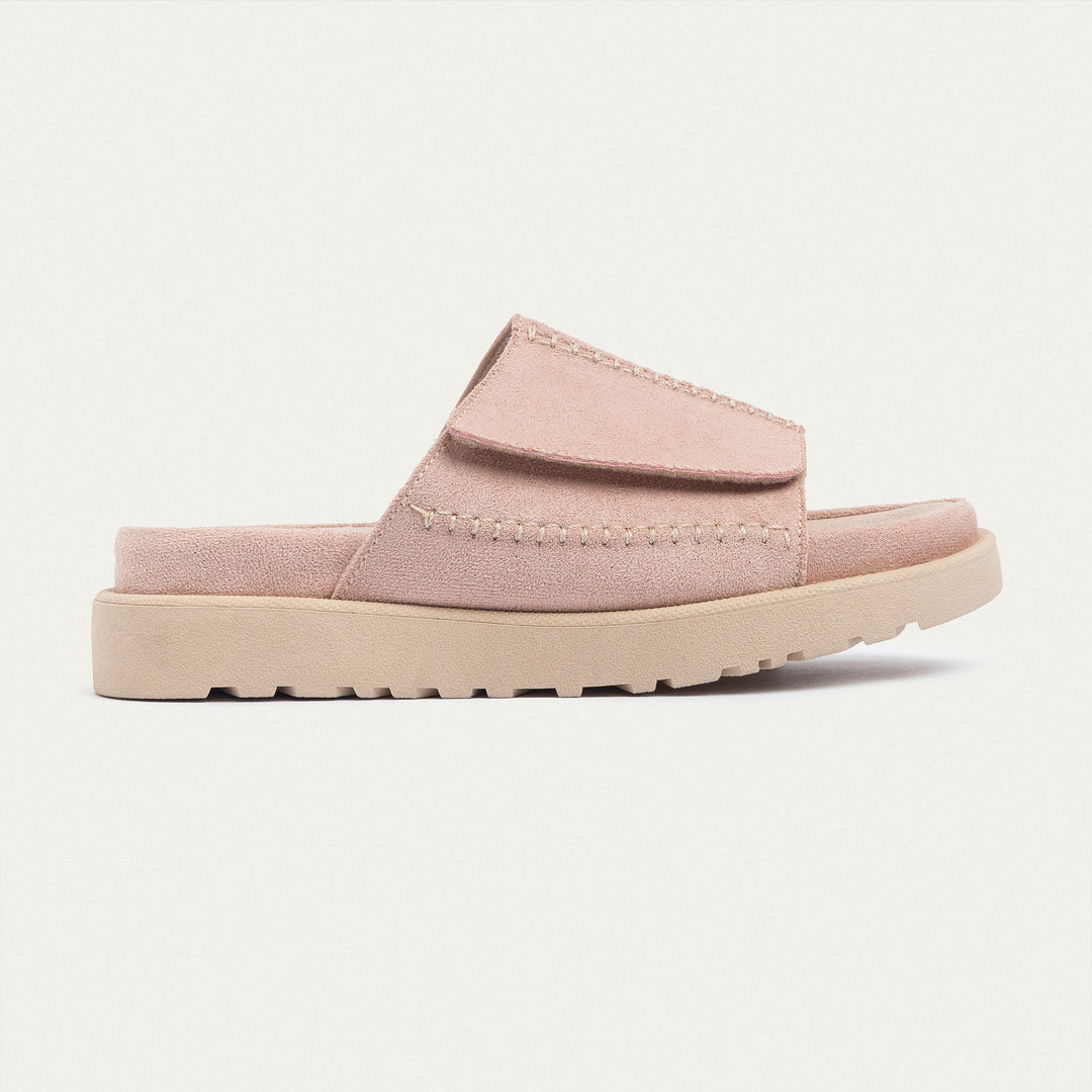 Achilles | CloudStep Stitch Slides - Light Pink