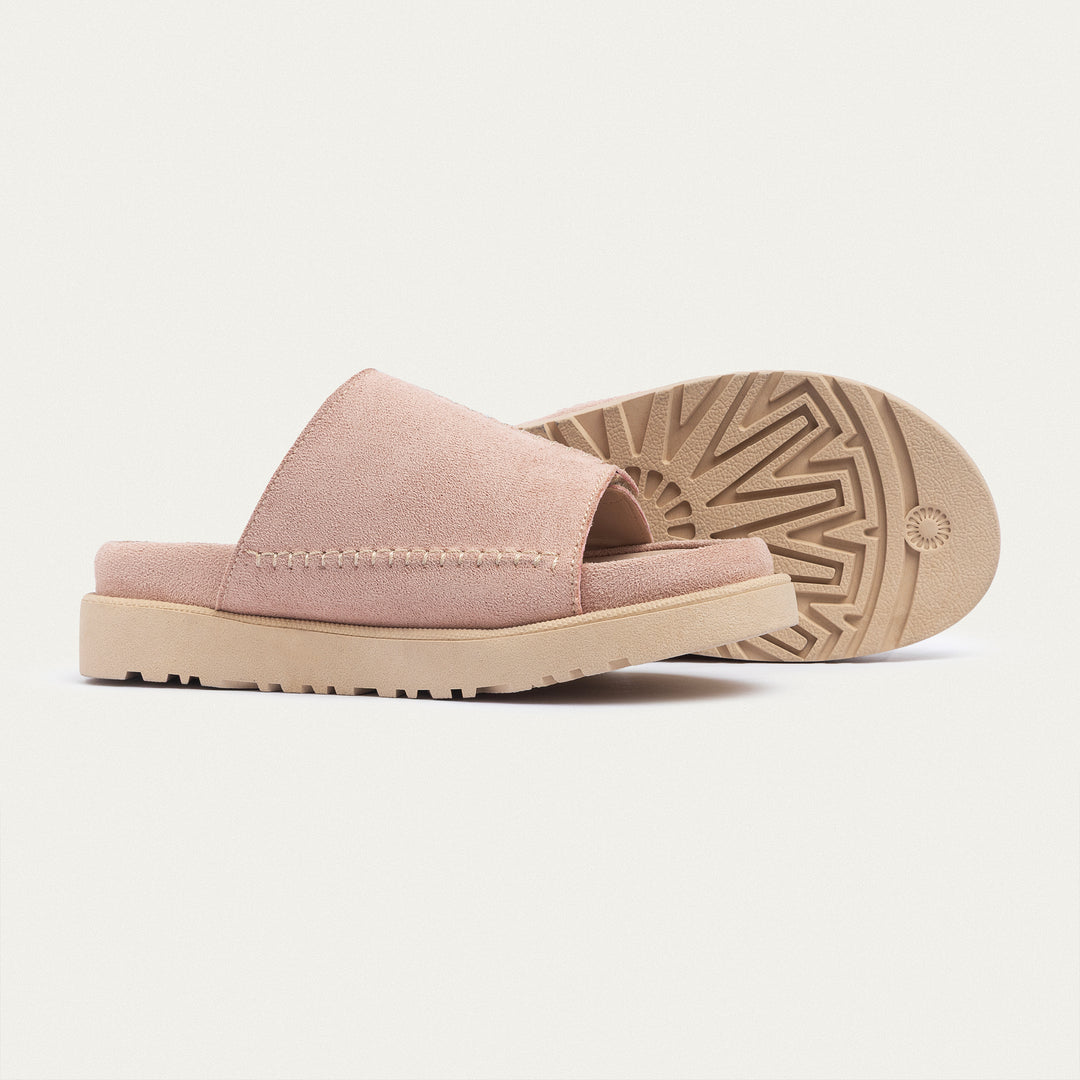 Achilles | CloudStep Stitch Slides - Light Pink