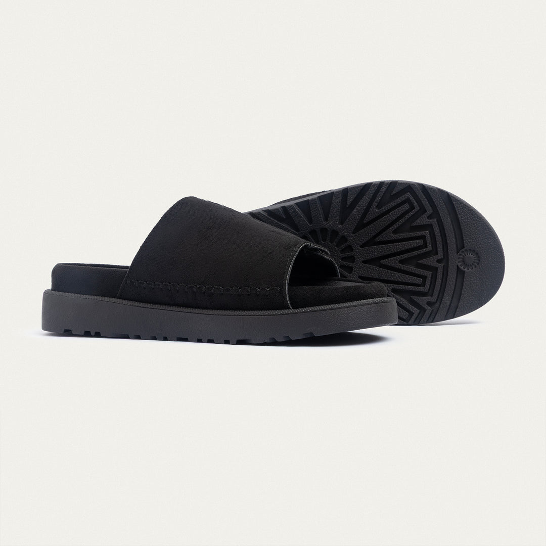 Achilles | CloudStep Stitch Slides - Black