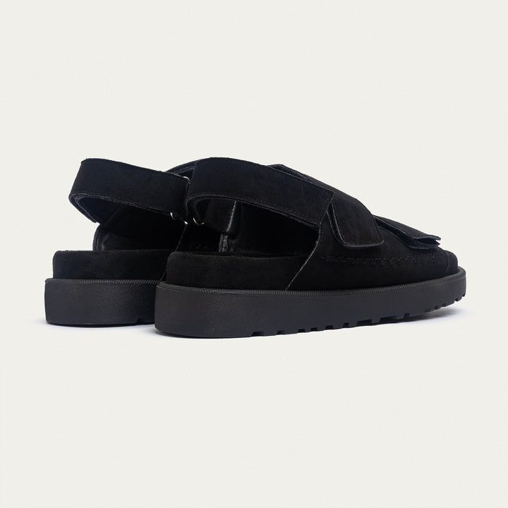 Achilles | Serano CloudStep Double Hook Sandals - Black