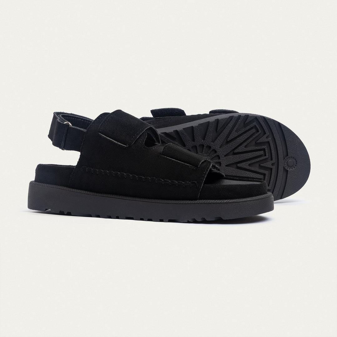 Achilles | Serano CloudStep Double Hook Sandals - Black