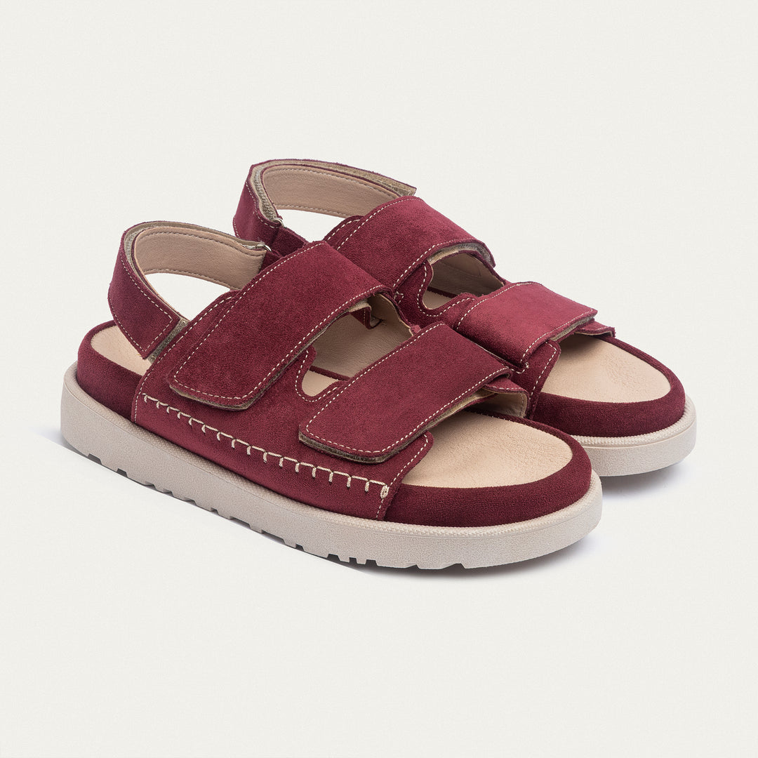 Achilles | Serano CloudStep Double Hook Sandals - Maroon