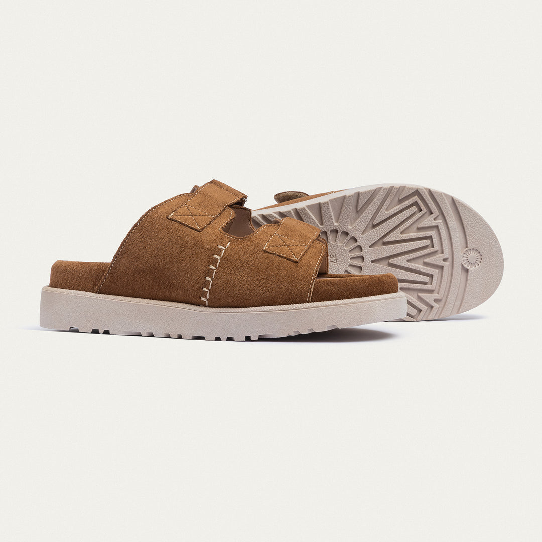 Achilles | CloudStep Double Hook & Loop Slides -  Cinnamon