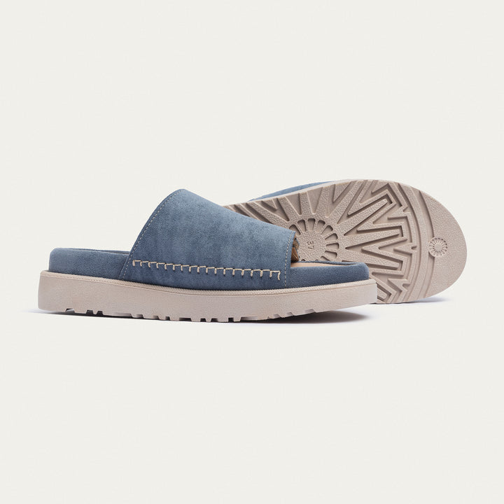 Achilles | CloudStep Stitch Slides - Chambray Blue