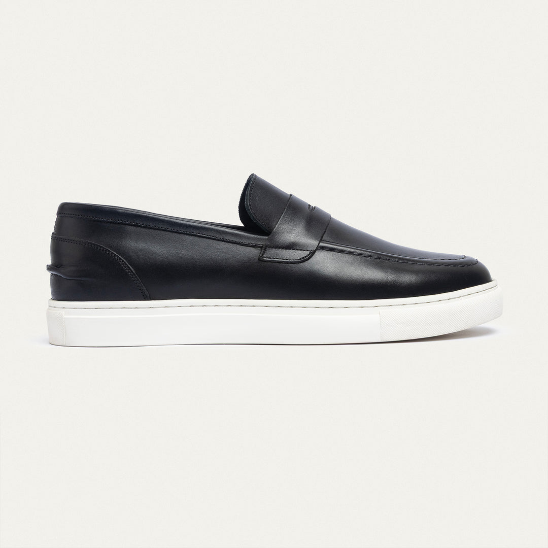 Achilles | The Urban Luxe Slip-On Loafers - Black