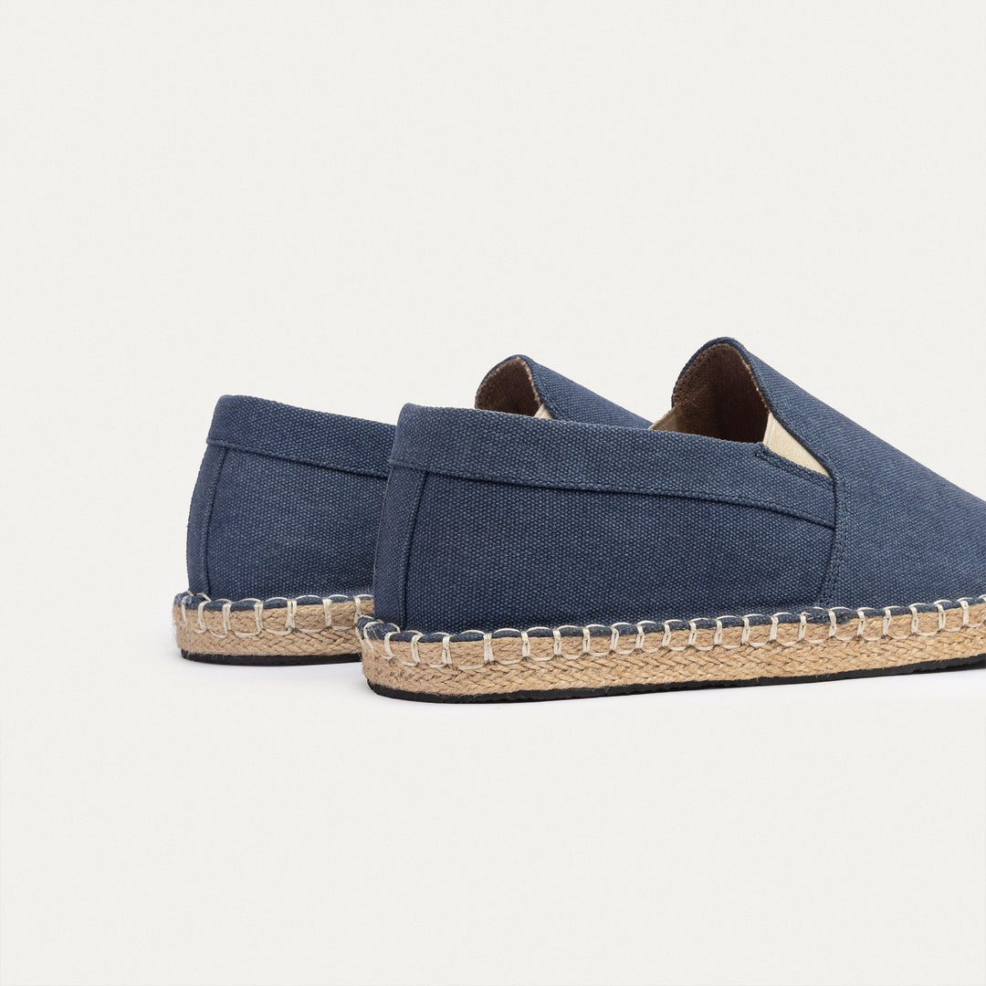 Achilles | Men's Espadrille Canvas Edition - Navy Blue