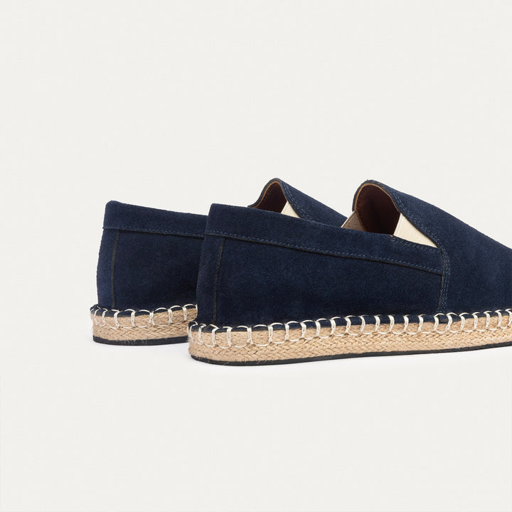 Achilles | Men's Espadrille Suede Edition - Navy Blue