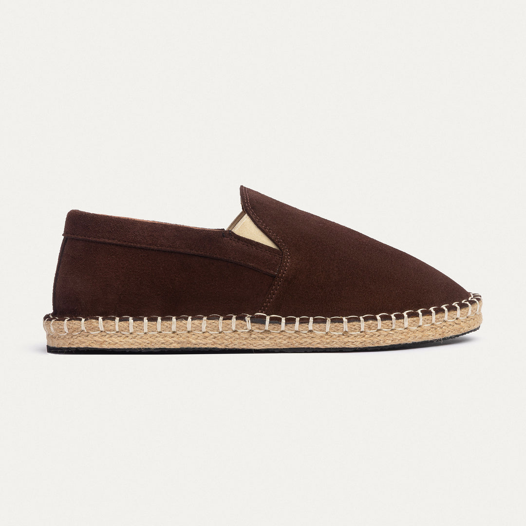 Achilles | Men's Espadrille Suede Edition - Brown