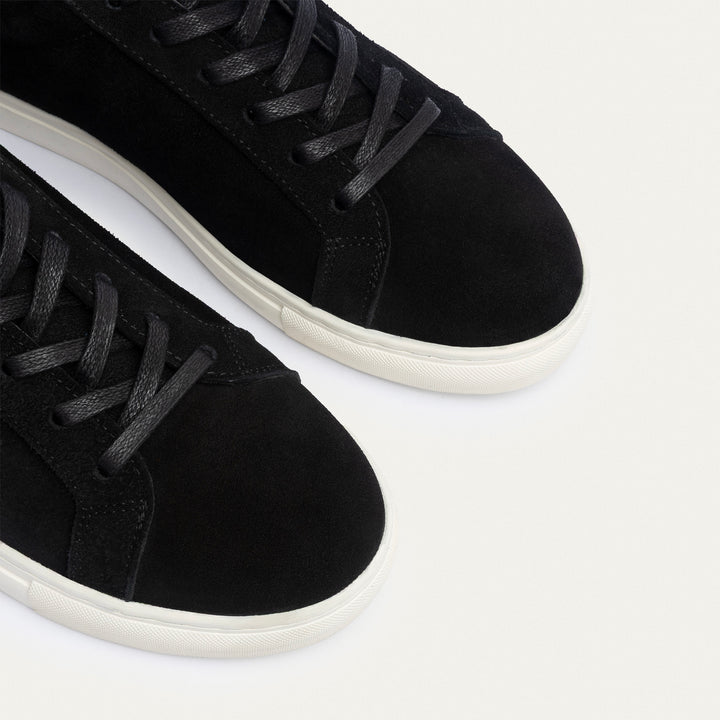 Achilles | Viale Comfort Lace-Up Men Sneakers - Suede Black