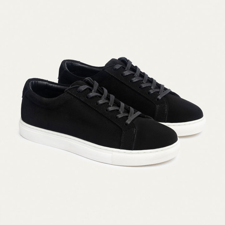 Achilles | Viale Comfort Lace-Up Men Sneakers - Suede Black