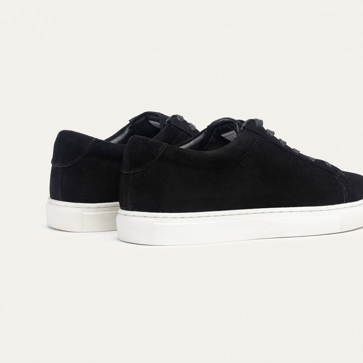 Achilles | Viale Comfort Lace-Up Men Sneakers - Suede Black