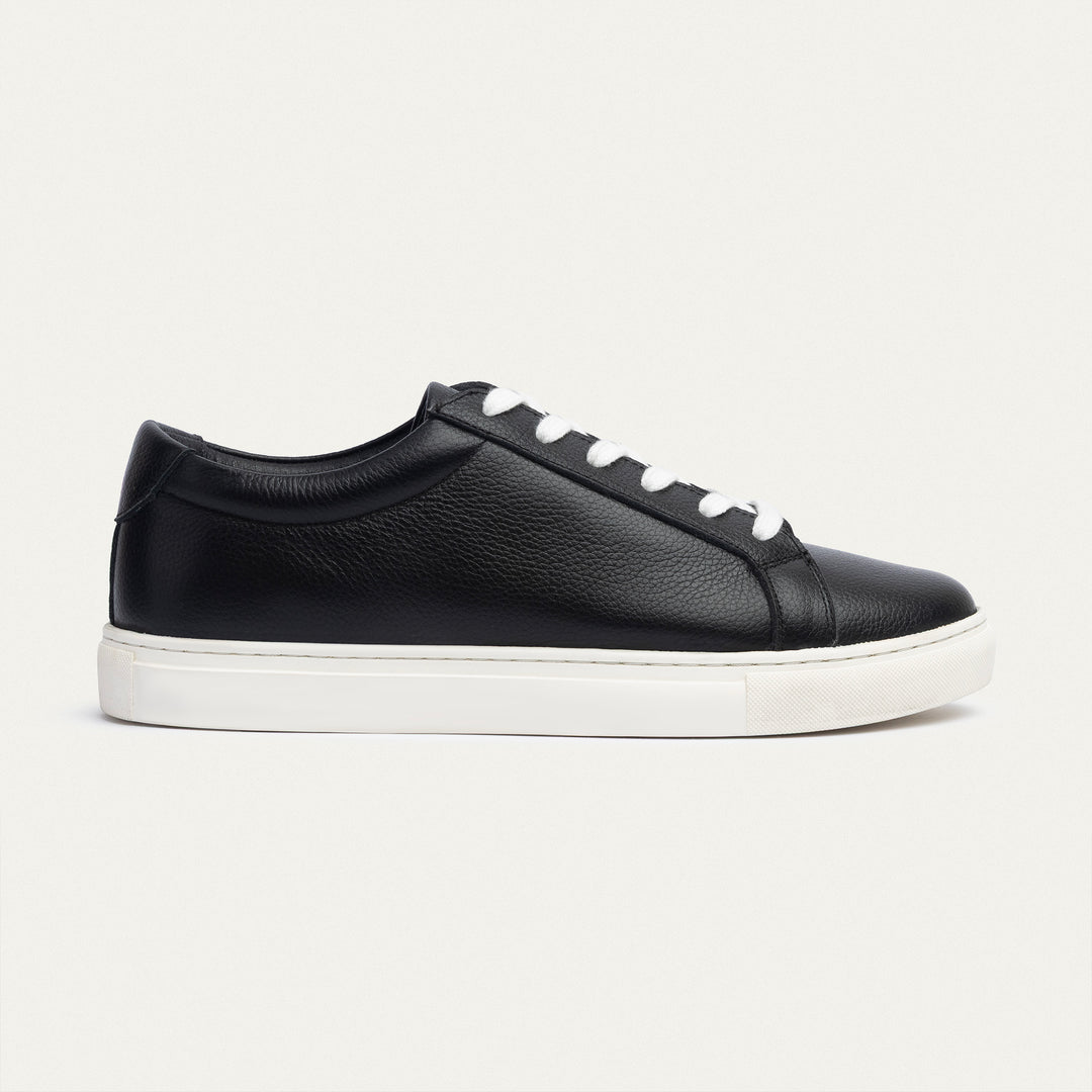 Achilles | Viale Comfort Lace-Up Men Sneakers - Textured Black