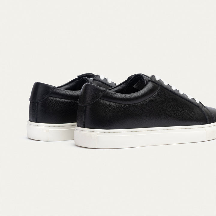 Achilles | Viale Comfort Lace-Up Men Sneakers - Textured Black