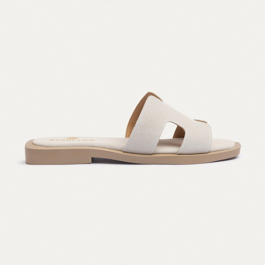 Achilles | Liana Flat Slides - Gray