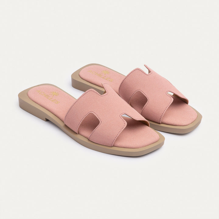 Achilles | Liana Flat Slides - Cashmere