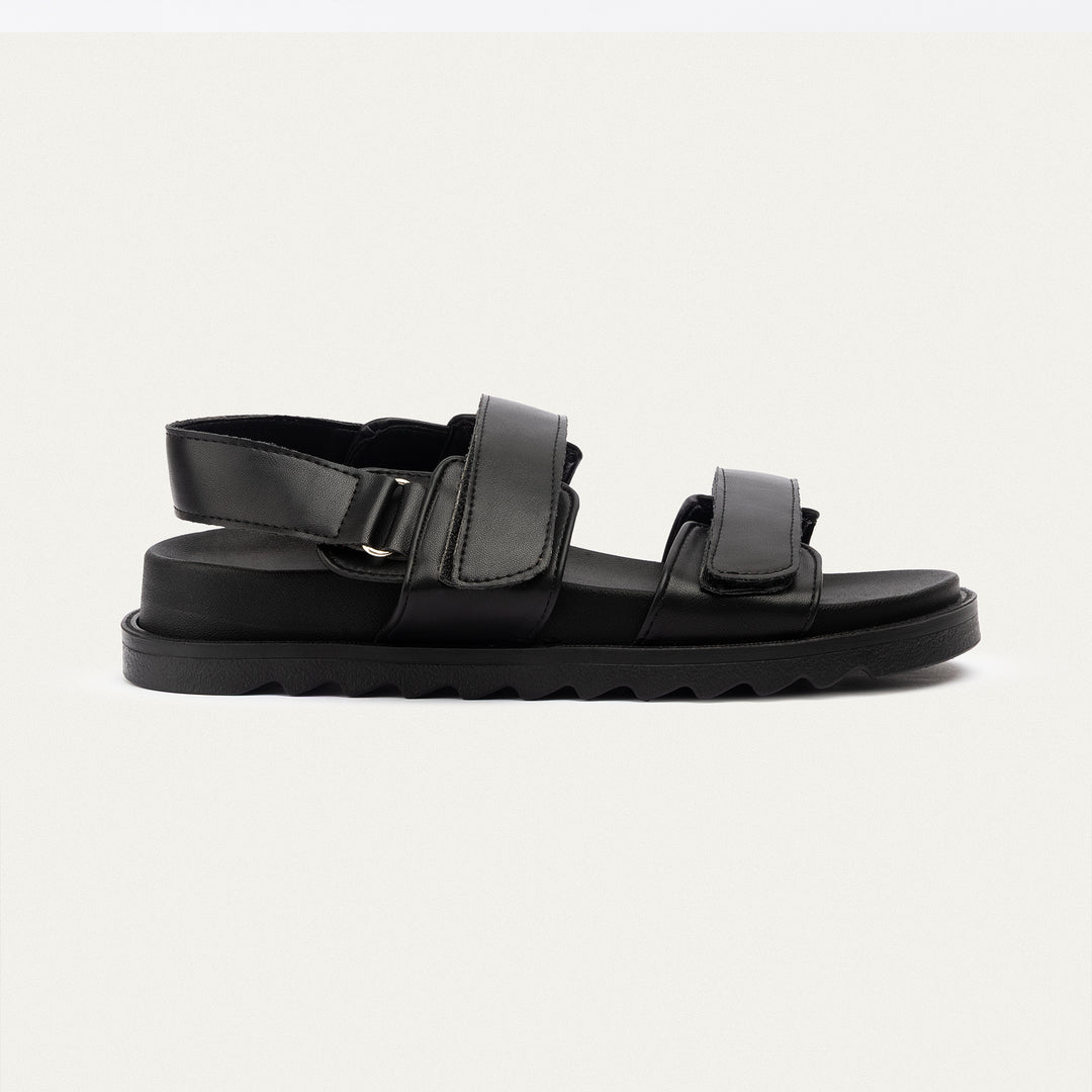 Achilles | Nova Velcro Sandal - Black
