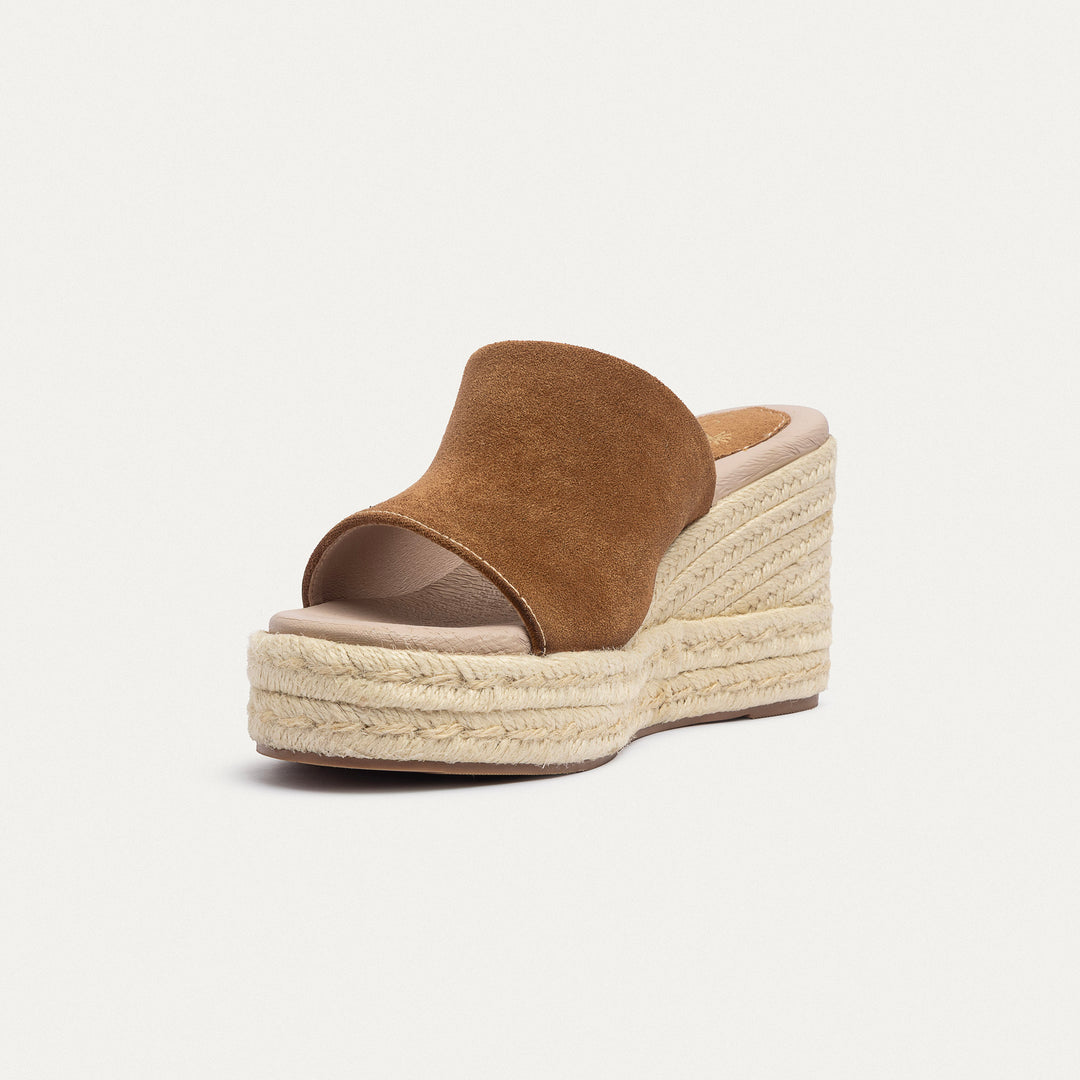 Achilles | Solأ©a Women’s Wedge Sandals - Cinnamon