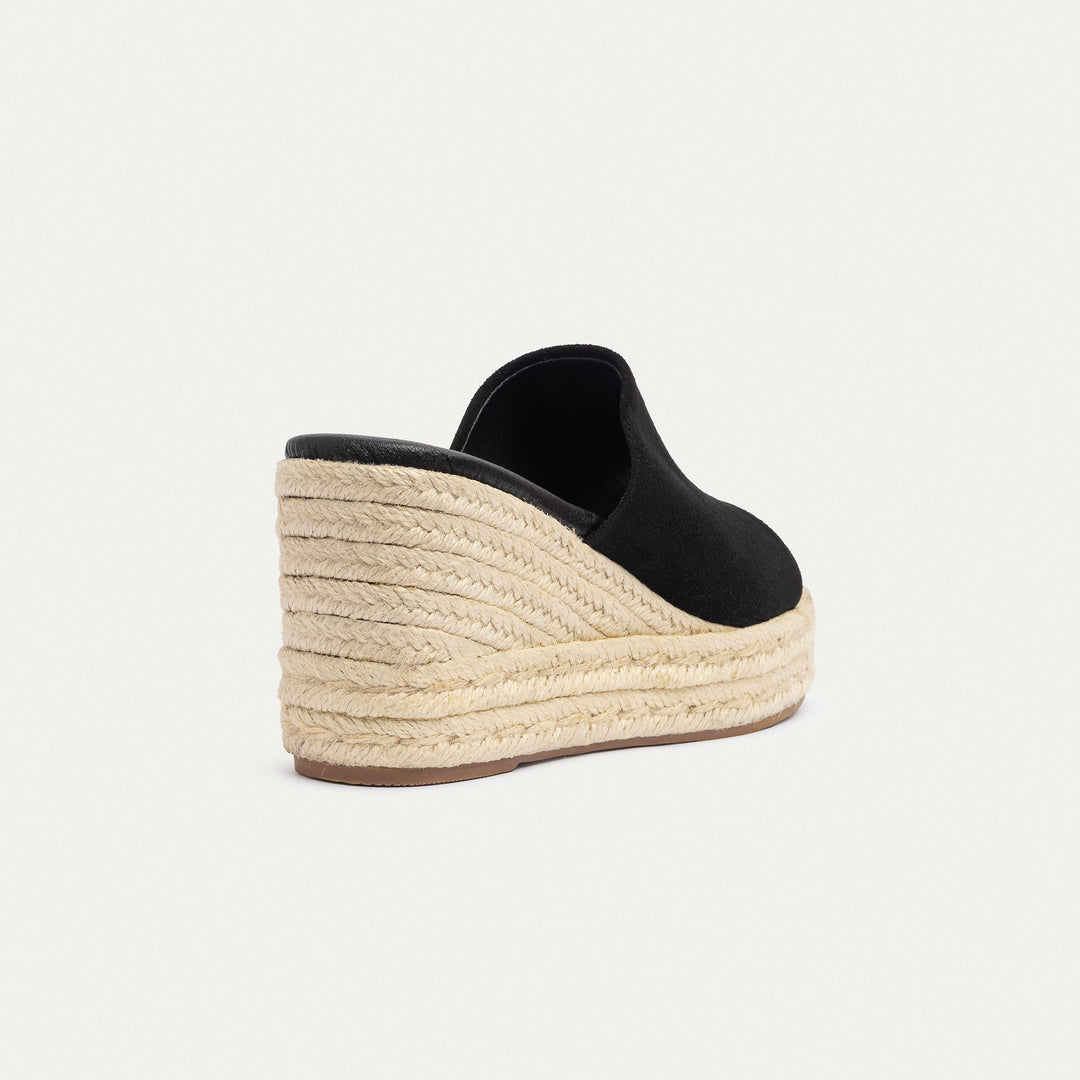 Achilles | Solأ©a Women’s Wedge Sandals - Black