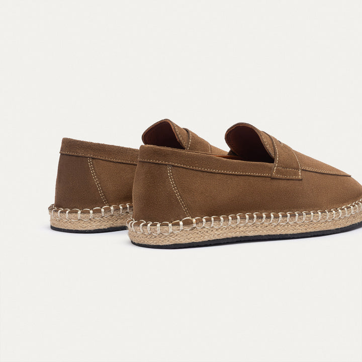 Achilles | Espadrille Suede Edition -Cafe