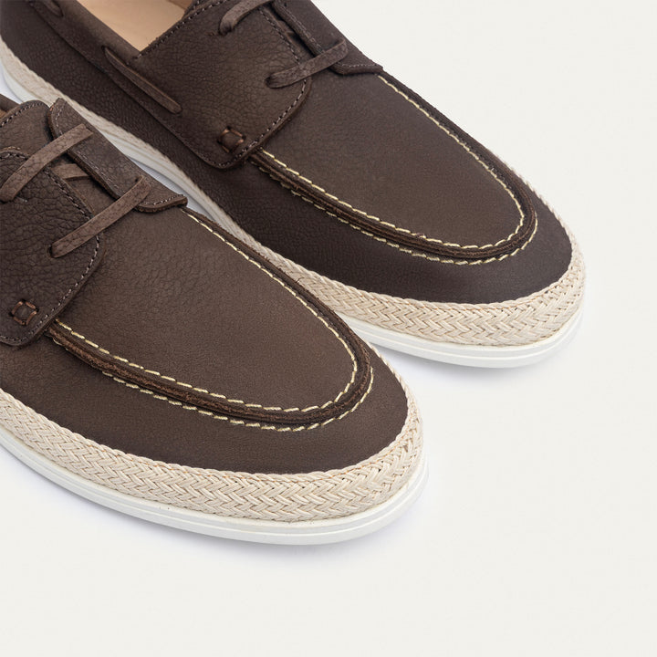 Achilles | Dune – Deck-Style Loafers-Brown