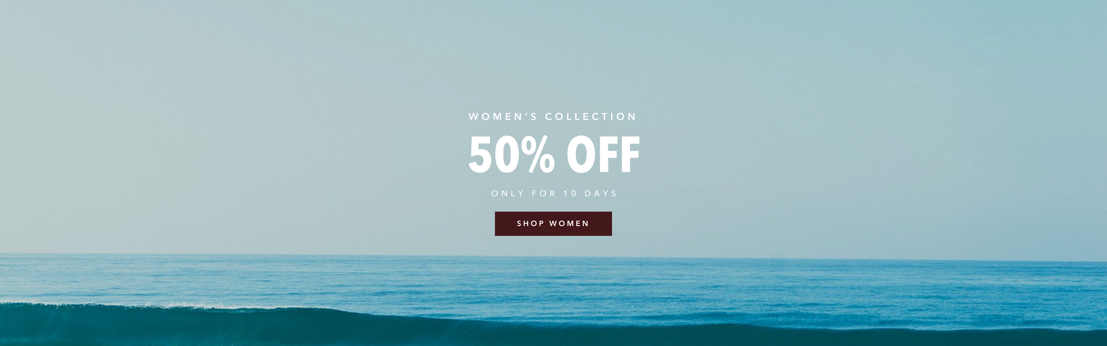 The Limited Edit — 50% off women's styles, only for 10 days