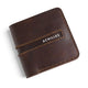 Brown bifold leather wallet