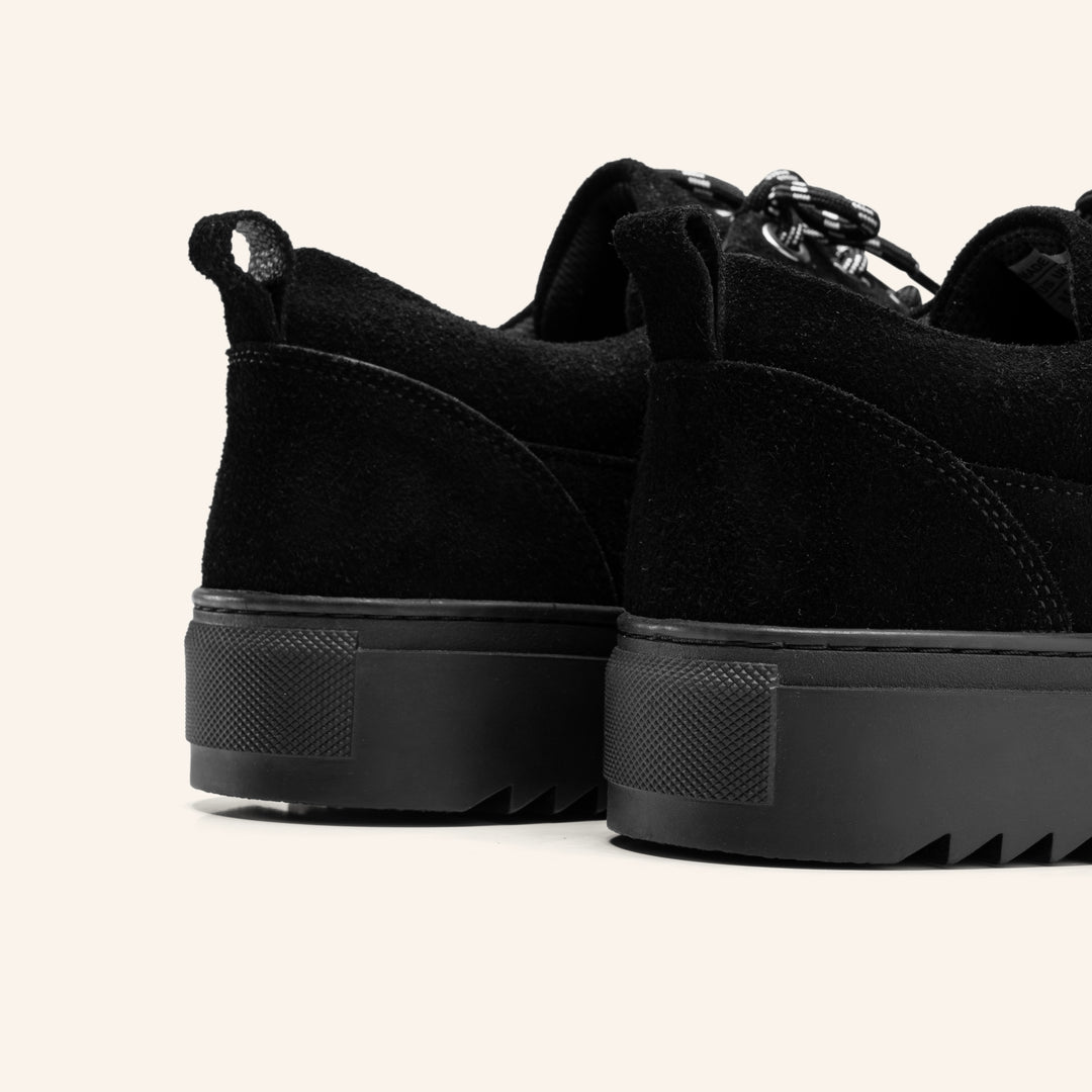 Achilles Zig 4.0 | Moc Toe Lace Up Sneakers - Black