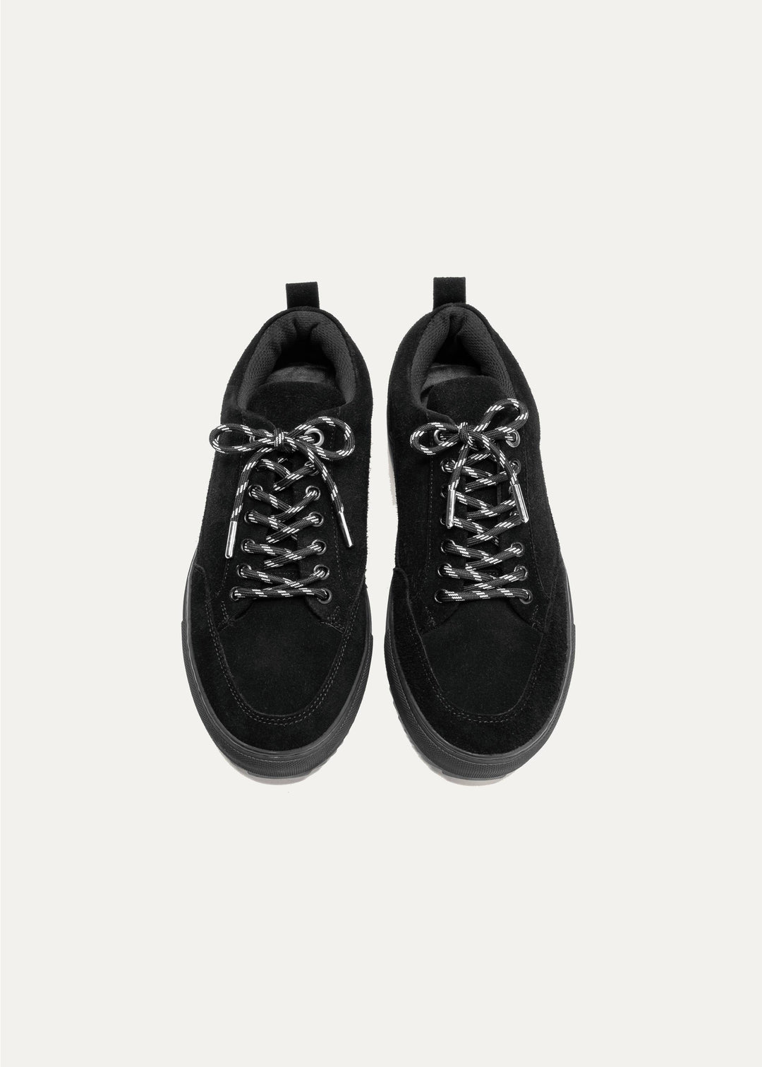 Achilles Zig 4.0 | Moc Toe Lace Up Sneakers - Black