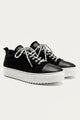 Zig 3.0 Chestnut Laceup Sneakers | B & W