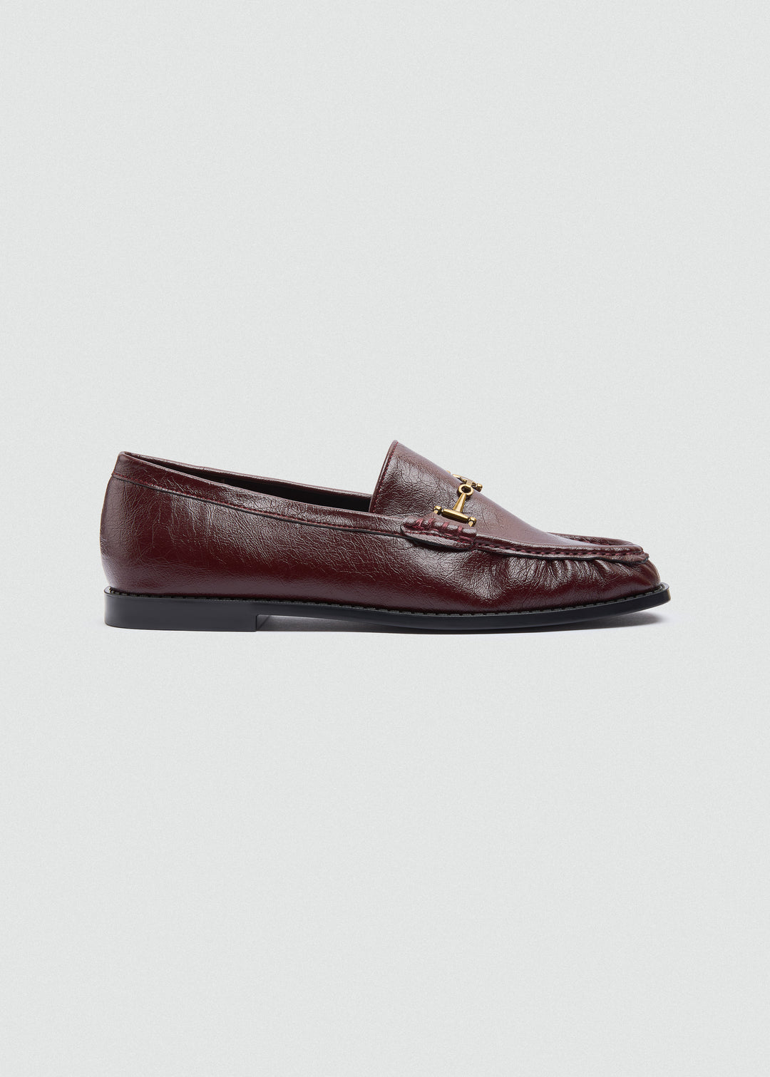Smooth Horsebit Loafers - Maroon