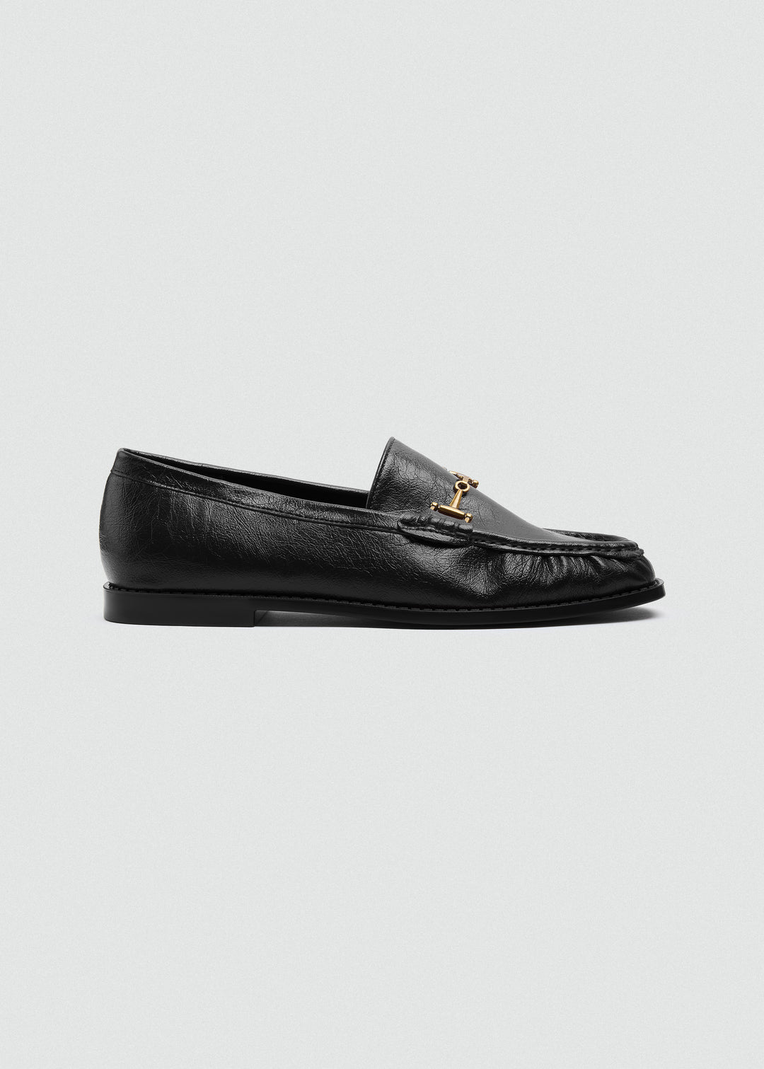 Smooth Horsebit Loafers - Black