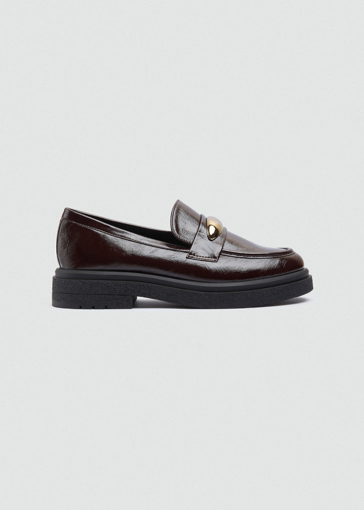 Platform Horsebit Loafers - Brown