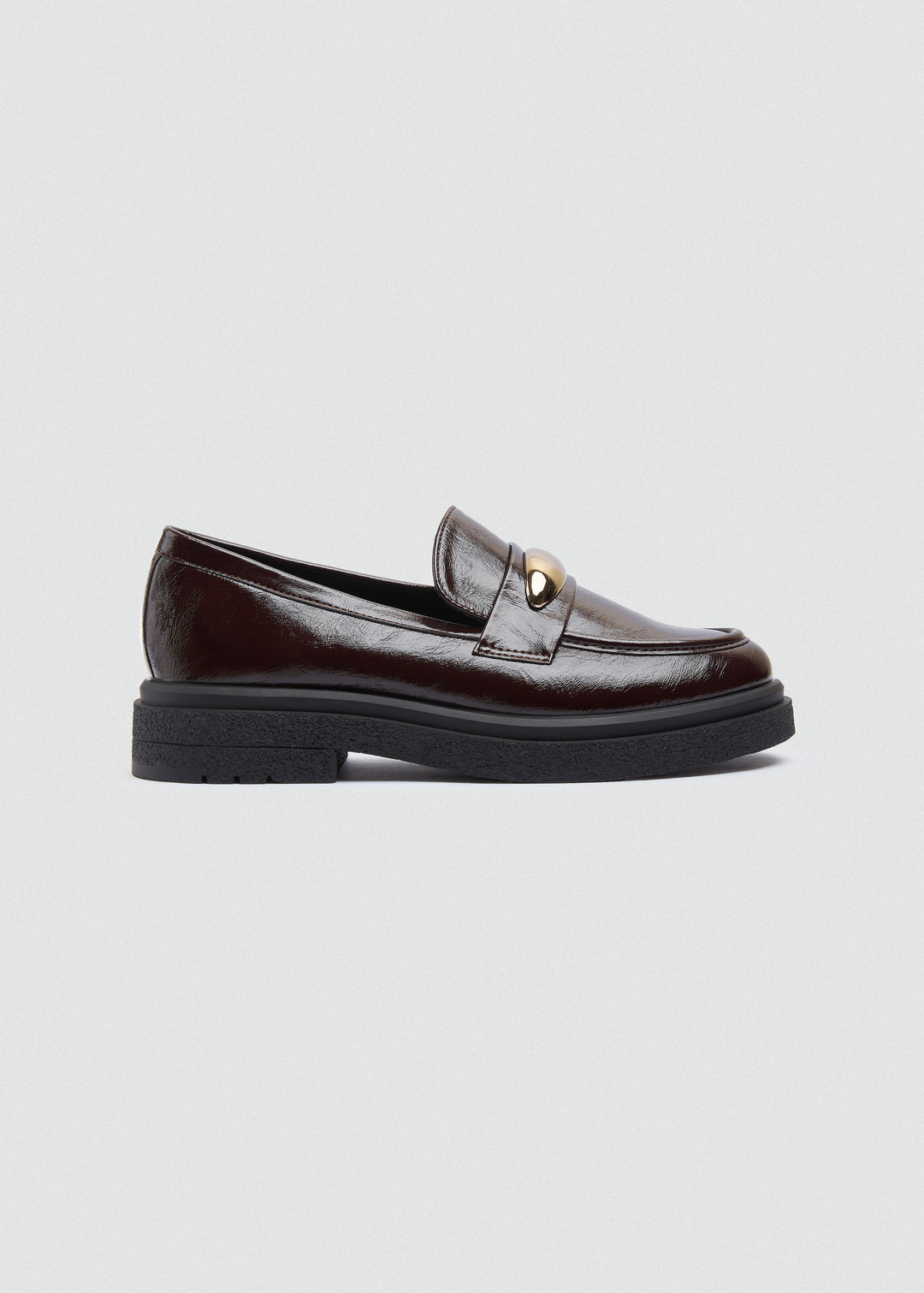 Platform Horsebit Loafers - Brown