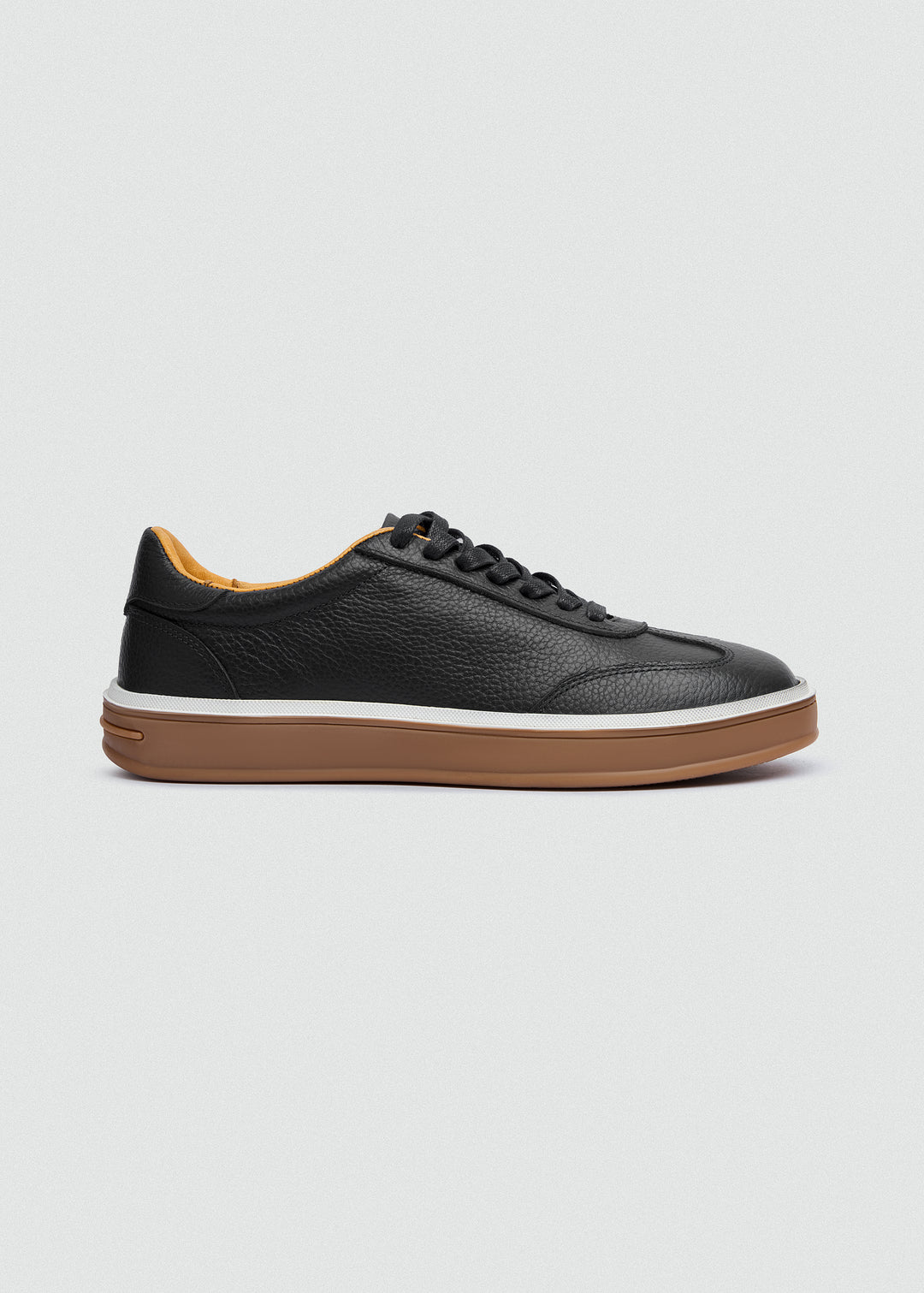 Retro Suede Sneaker - Textured Black