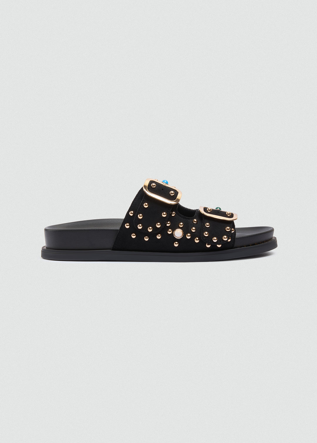 Studded Sandals - Black