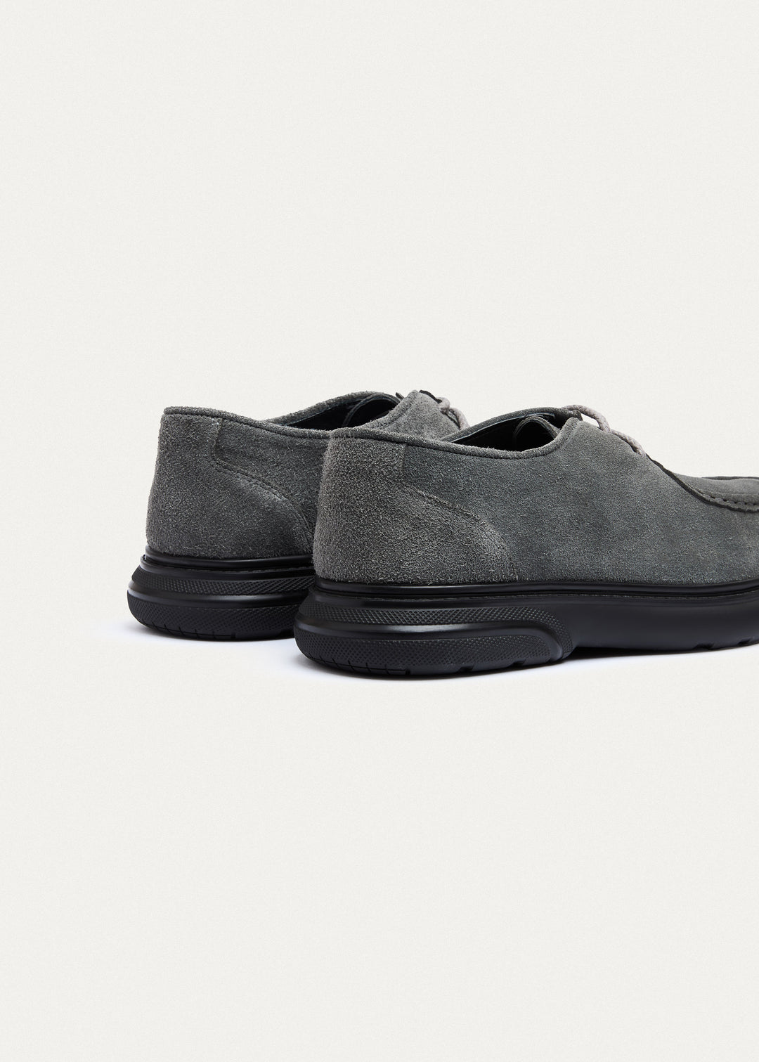 Moc-Toe Lace-Up - Suede Gray