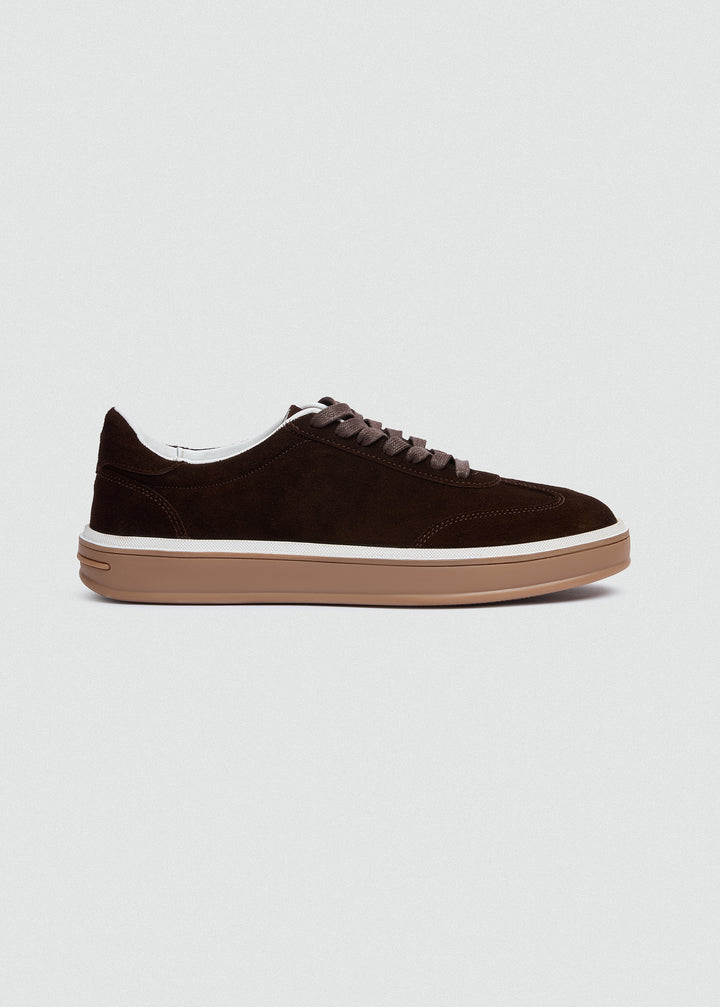 Retro Suede Sneaker - Suede Brown